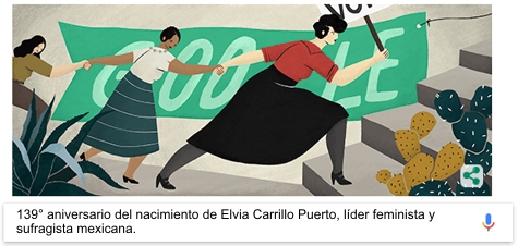 139 aniversario del nacimiento de elvia carrillo puerto