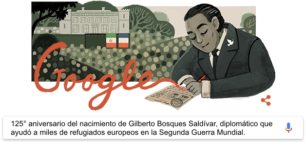 125 aniversario del nacimiento de gilberto bosques saldvar