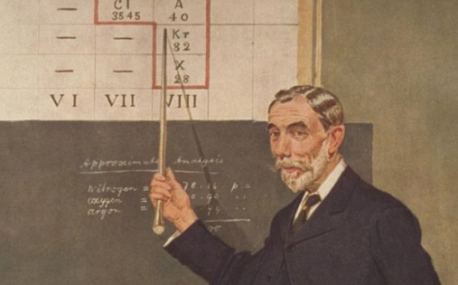 sir william ramsay, descubri los llamados gases nobles